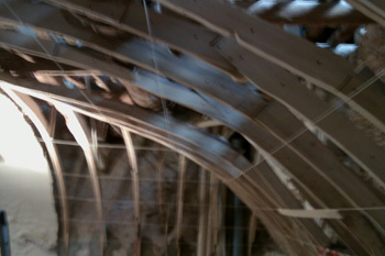 Palazzo Gerolamo Grimaldi,detto Meridiana restauro conservativo delle centine della volta del soffitto a Vela23