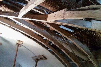 Palazzo Gerolamo Grimaldi,detto Meridiana restauro conservativo delle centine della volta del soffitto a Vela6