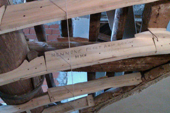 Palazzo Gerolamo Grimaldi,detto Meridiana restauro conservativo delle centine della volta del soffitto a Vela8