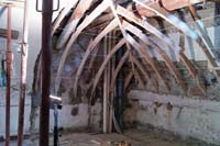 Palazzo Gerolamo Grimaldi,detto Meridiana restauro conservativo delle centine della volta del soffitto a Vela