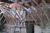 Palazzo Gerolamo Grimaldi,detto Meridiana restauro conservativo delle centine della volta del soffitto a Vela10