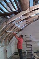 Palazzo Gerolamo Grimaldi,detto Meridiana restauro conservativo delle centine della volta del soffitto a Vela15